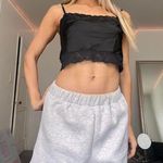 Brandy Melville silk black lace cami Photo 2