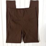 Athleta  Elation Rib Tight Leggings Brown High Waisted Ribbed Athletic Size S Photo 6