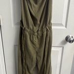 Cloth & Stone  Anthro Olive Green Wide Leg Jumpsuit, Medium Photo 0