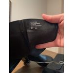 White Mountain NWT  Black Slouch Boots 8.5 Wide Calf Women’s Heeled Boot Belted Photo 9