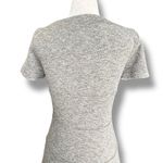 Paul & Joe Sister Gray Short Sleeve Fit & Flare Scoop Neck Knit Dress Size 36 Photo 5