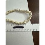 Vintage Y2K Womens White Pebbled Stone Collar Choker Necklace Surfer Beachy 90's Photo 5