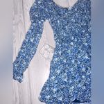 Hollister  Women’s Long Sleeve Blue Ditsy Floral Romper Photo 3