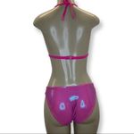 Hot Cole’s Size Small Pink Metallic Shimmer Y2K Vintage Bikini Bottom. Photo 3