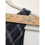 J.Jill Midi Dress Black White Mixed Print Plaid Print Size XLarge Petite Photo 3