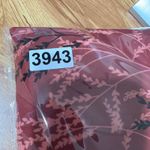 Catherines  Women Boho Button Tunic Top 2X Rust Abstract Leaf Print Whimsy Earthy Photo 5