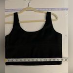 Jason Wu  Black Satin Style Crop Top Size Small MSRP 195.00 Photo 7