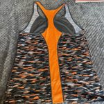 Nike  Dri-Fit Gray Orange Racerback Tank Top Sz Med EUC #6173 Photo 4