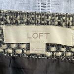 Loft NWOT tweed mini skirt with statement buttons. Photo 5