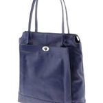 Banana Republic  Leighton Black Leather Tote Shoulder Bag Photo 0