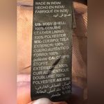 White House | Black Market  Metallic Leather Jacket- XS Photo 5