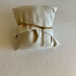 Stainless Steel Charm Bracelet Wine, Perfume, Lipstick Charms Gold Photo 2