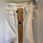 Soft Surroundings  White Crochet Hem Jeans size 12‎ Photo 5