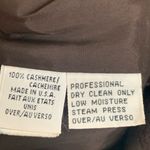 Dana Buchman  Womens Size 8P 100% Cashmere Vintage Profesional Blazer Brown‎ Photo 6