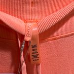 SKIMS  NWT Size Medium Light French Terry Flare Pant Neon Orange Photo 2