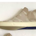 Rothy's High Top Slip On Stretch Casual Sneaker Tan Cream Camo Size 10.5 Photo 4