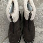 La Canadienne Abba Suede Shearling Waterproof, Brown Size 5M NEW Retail $585 Photo 7