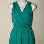 BB Dakota  By Steve Madden Romper Size Medium Valleri Sleeveless Deep Green EUC! Photo 1