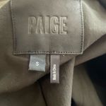 Paige  Aubrey Utility Trench Jacket Cropped Sz‎ Small Green Military Style Photo 3