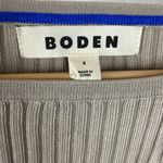 Boden Tan Ribbed Knit Long Sleeve Vintage Sweater Top S Photo 3