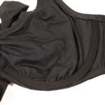 Seafolly NWT  D Cup "U" Halter Bra Bikini Top in Black Photo 10