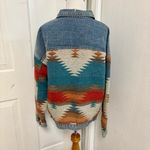 Veveret Denim Aztec Jacket Size M Photo 4