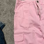 ZARA  bubblegum pink cargo jeans 6 Photo 7