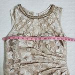 Aidan Mattox Aidan‎ Mattox Light Gold Long Sleeveless Cocktail Dress. Size: 6. Photo 3