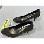 Predictions Womans Comfort Plus By Prediction Size 10 Black Cranbury Plaid Slip On Pumps Photo 2