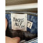 Princess Polly  Light Wash Mom Distressed High Waisted Denim Blue Jeans Size 4 Photo 3