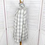 ZARA  Plaid Double Breasted Plaid Blazer‎ Jacket Cream Ecru Black Small Photo 2