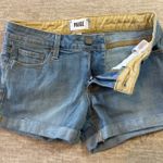 Paige Jimmy Jimmy Denim Shorts Womens Size 23 Cuffed Hem Light Wash Casual Photo 5