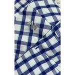 IZOD  Golf Bermuda Shorts‎ Women's 12 Blue & White Checked Mid Rise 10" Inseam Photo 4