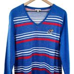 2/$30 Kansas Jayhawks Womens NCAA Fleece Tunic Long Sleeve Top Shirt Large Uni… Blue Photo 4