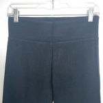 PINK - Victoria's Secret Victoria’s Secret PINK Yoga Black Leggings Tropical Icon Lace Ankle Photo 2