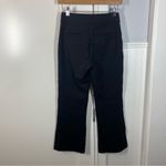 Spanx Black Flared Pants Cropped size small shaping minimalist neutral work Photo 1