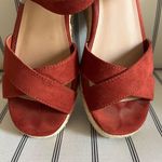 Francesca's Burnt Orange Espadrilles Photo 2