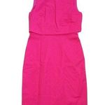 J.Crew NWT Sleeveless Going-places in Soft Fuchsia Bi-stretch Cotton Dress 4 Photo 0