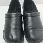Born Shoes Born Black Leather Clogs Size 11M  Photo 0