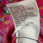 Boho Floral Maxi Skirt XS Smocked Waist Button Front Festival Cottagecore Boho Pink Photo 11