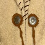 Tasha Polizzi TP Saddle Blanket Western Brown Stable Jacket S Silver Concho USA Photo 2