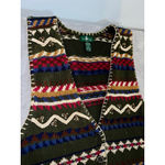 Hunt Club Women's  Green Multi-color Fair Isle Knit Vest 18W Photo 5