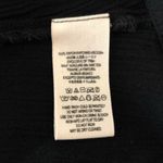 Free People  Crochet Bib Neck Black Gauze Flowy Boho Top size XS Photo 6