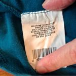 Two Hearts Maternity Women’s Blouse in Turquoise with a Ruffle Design Size Large Blue Photo 8