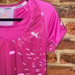 Puma Fuchsia Pink Short Sleeve Athletic Running Dress Women's Size Medium Photo 2