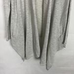 Knox Rose  Silver Metallic Gray Open Front Cardigan Size Small Photo 3