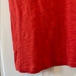 Anthropologie  C. Keer Orange Silk Bow & Cotton Body Blouse T-Shirt - Size Small Photo 10
