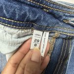 Loft Ann Taylor Womens Sz 8 (29) High Waist Wide Leg Jeans Blue Denim Cropped Photo 6