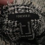 Forever 21 Geometric Black/White Plaid Tweed Shorts for Women Photo 2