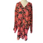 Victoria's Secret VINTAGE Red and Black sleep shirt Night dress Size medium Photo 11